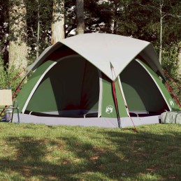 Campingzelt 4 Personen Grün...