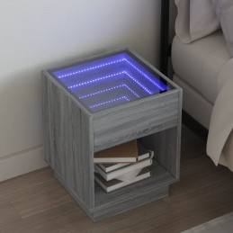 Nachttisch mit Infinity-LED...