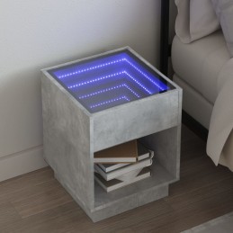 Nachttisch mit Infinity-LED...