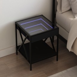 Nachttisch mit Infinity-LED...