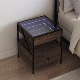 Nachttisch mit Infinity-LED...