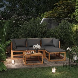 5-tlg. Garten-Lounge-Set...