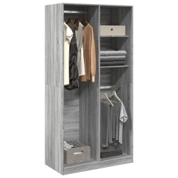Kleiderschrank Grau Sonoma...