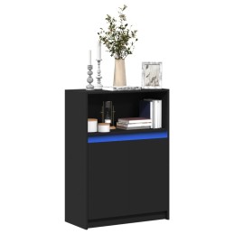 Sideboard mit LED Schwarz...
