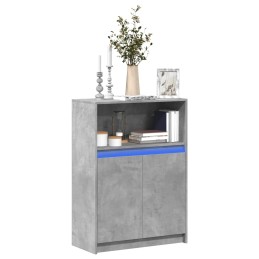 Sideboard mit LED Betongrau...