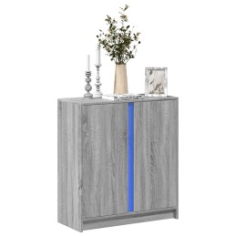 LED-Sideboard Grau Sonoma...