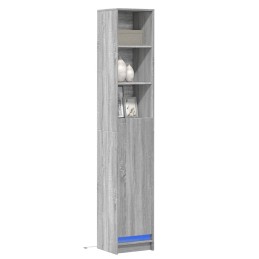 LED-Sideboard Grau Sonoma...