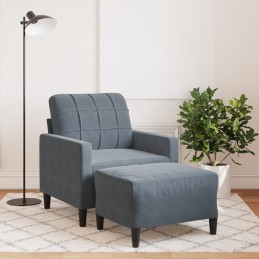 Sessel mit Hocker...