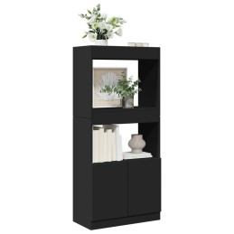 Highboard Schwarz 63x33x140...