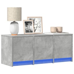 TV-Schrank LED Betongrau...