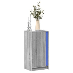 LED-Sideboard Grau Sonoma...