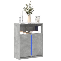 LED-Sideboard Betongrau...