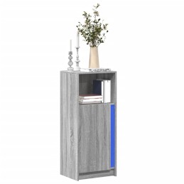 LED-Sideboard Grau Sonoma...