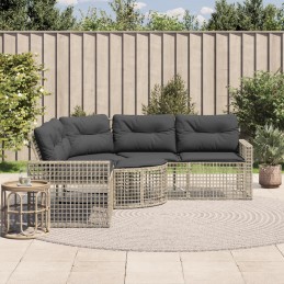 Gartensofa in L-Form mit...
