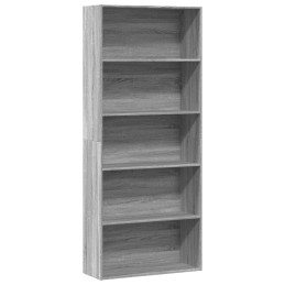 Bücherregal Grau Sonoma...