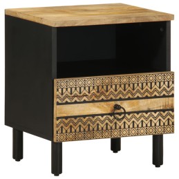Nachttisch Schwarz 40x33x46...