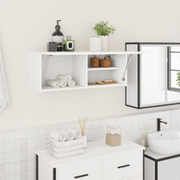 Bad-Wandschrank Weiß...