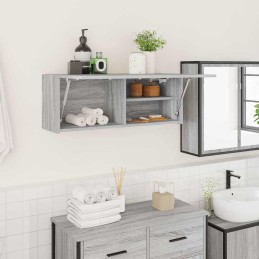 Bad-Wandschrank Grau Sonoma...