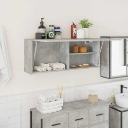 Bad-Wandschrank Betongrau...