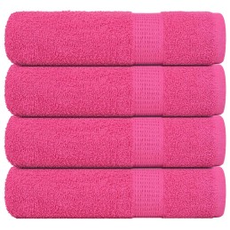 Badetücher 4 Stk. Rosa...