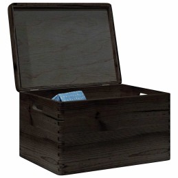 Holzkiste mit Deckel und...