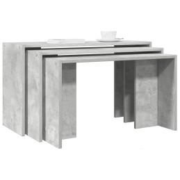 Satztische 3 Stk. Betongrau...