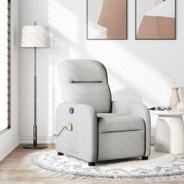 Massagesessel Wolkengrau Stoff