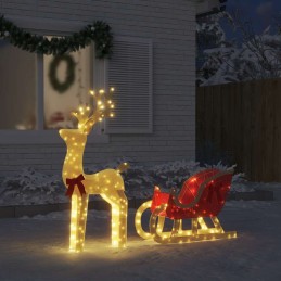 LED-Rentiere mit Schlitten...