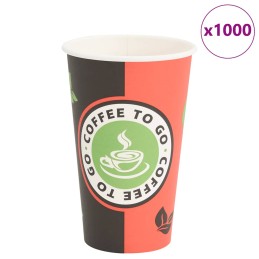Pappbecher 1000 Stk. 16oz...