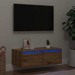 TV-Schrank mit LED-Leuchten...