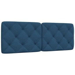 Kopfteil-Kissen Blau 120 cm...