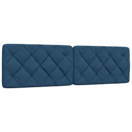 Kopfteil-Kissen Blau 180 cm...