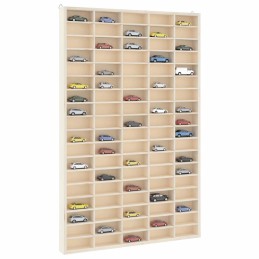 Sammlervitrine aus Holz mit...