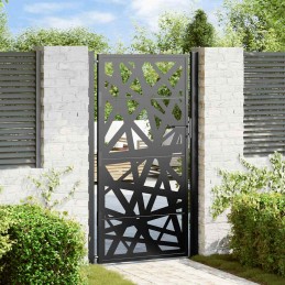 Gartentor Schwarz 105x180...