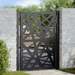 Gartentor Schwarz 105x130...