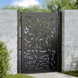 Gartentor Schwarz 105x130...