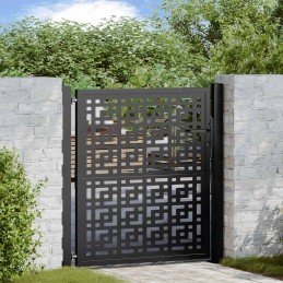 Gartentor Schwarz 105x106...