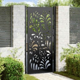 Gartentor Schwarz 105x205...