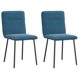 Esszimmerstühle 2 Stk. Blau...