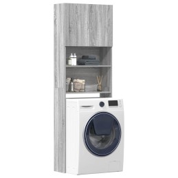 Waschmaschinenschrank Grau...
