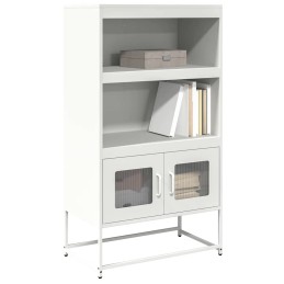 Highboard Weiß 68x39x123 cm...
