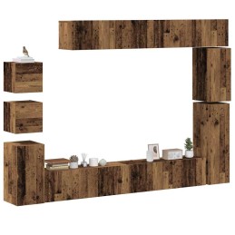9-tlg. TV-Schrank-Set...