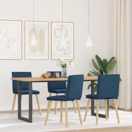 Esszimmerstühle 4 Stk. Blau...