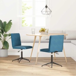 Esszimmerstühle 2 Stk. Blau...