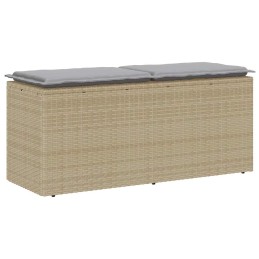 Gartenbank mit Kissen Beige...