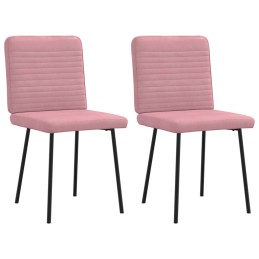 Esszimmerstühle 2 Stk. Rosa...