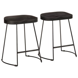 Barhocker 2 Stk. Schwarz...