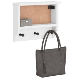 Wandgarderobe SANDNES Weiß...