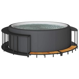 Whirlpool-Umrandung mit...