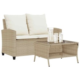 Gartensofa 2-Sitzer mit...